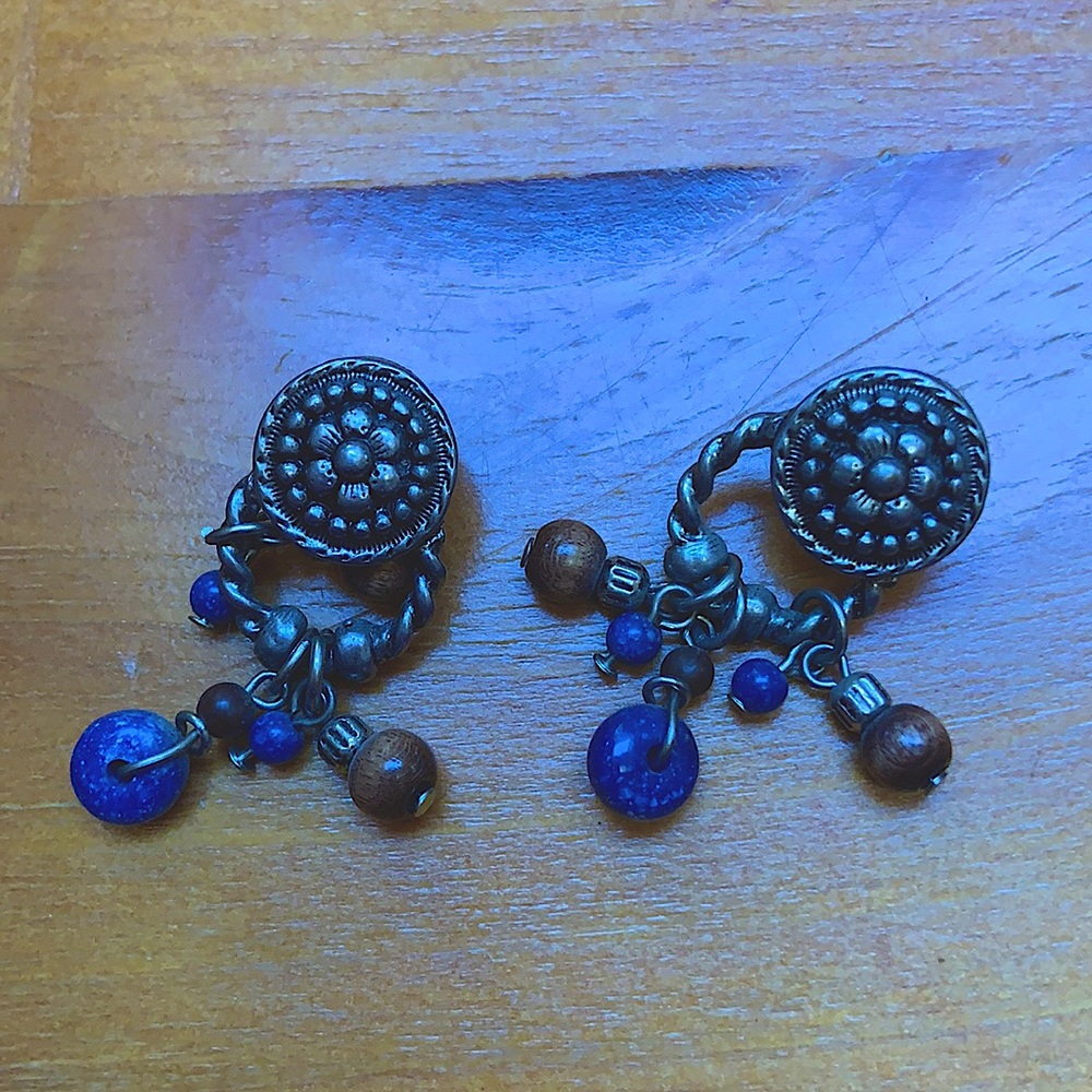 Vintage earrings from my grandma!